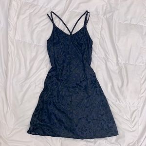Velvet/Mesh Little Black Dress